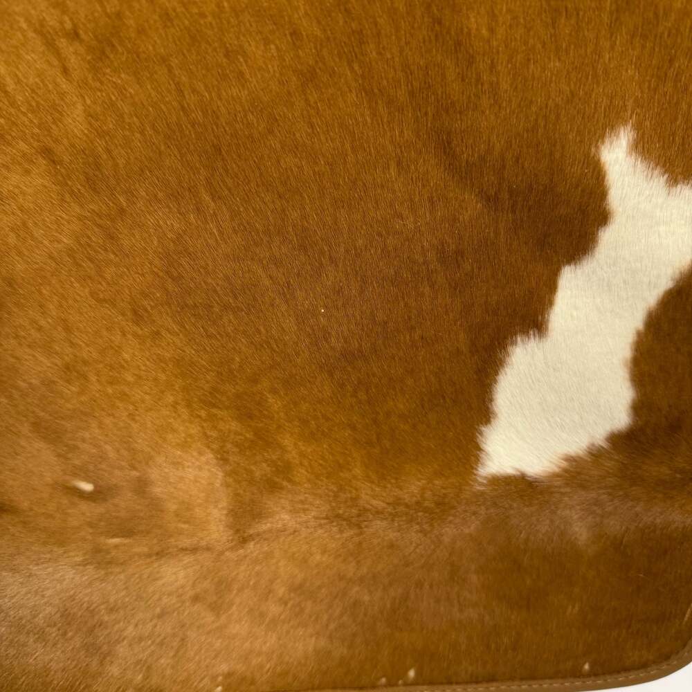 LongRope Brown Leather and Cowhide Hair-on-Hide Messenger Bag - Picture 2 of 9